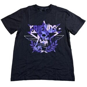 Vlone x Call of Duty Friends Purple Black Tee size small